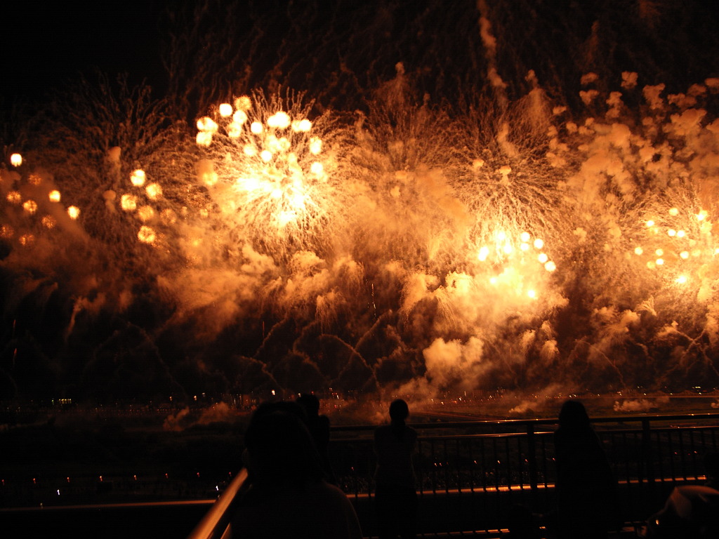 長岡花火  天地人