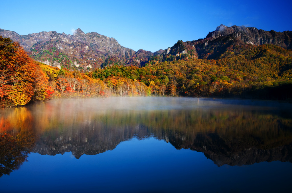 紅葉映える