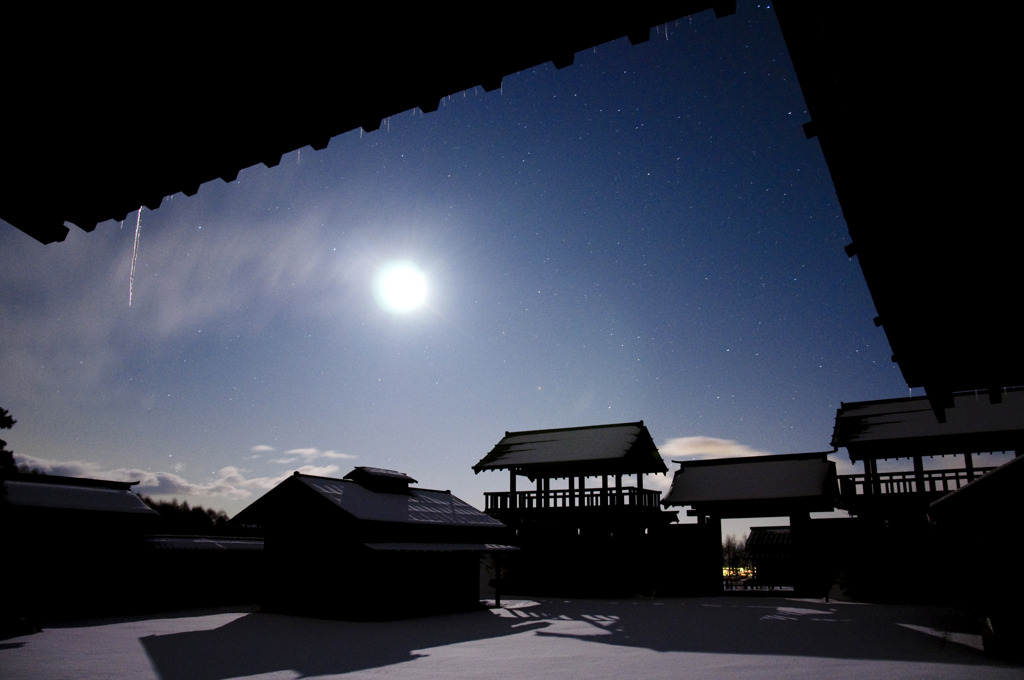 月明かりの夜