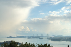 雲へ　瀬戸大橋