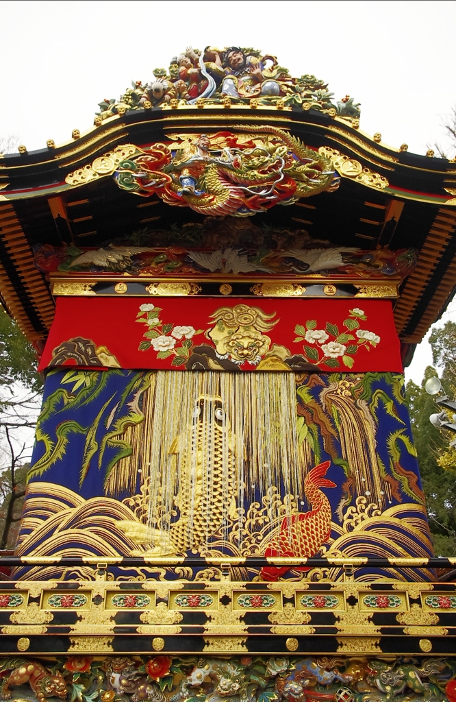 上町屋台　後ろ姿