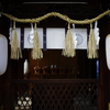 京都スナップ　桜 注連縄 平野神社