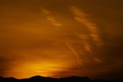 秩父の空 黄金の雲