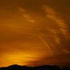 秩父の空 黄金の雲