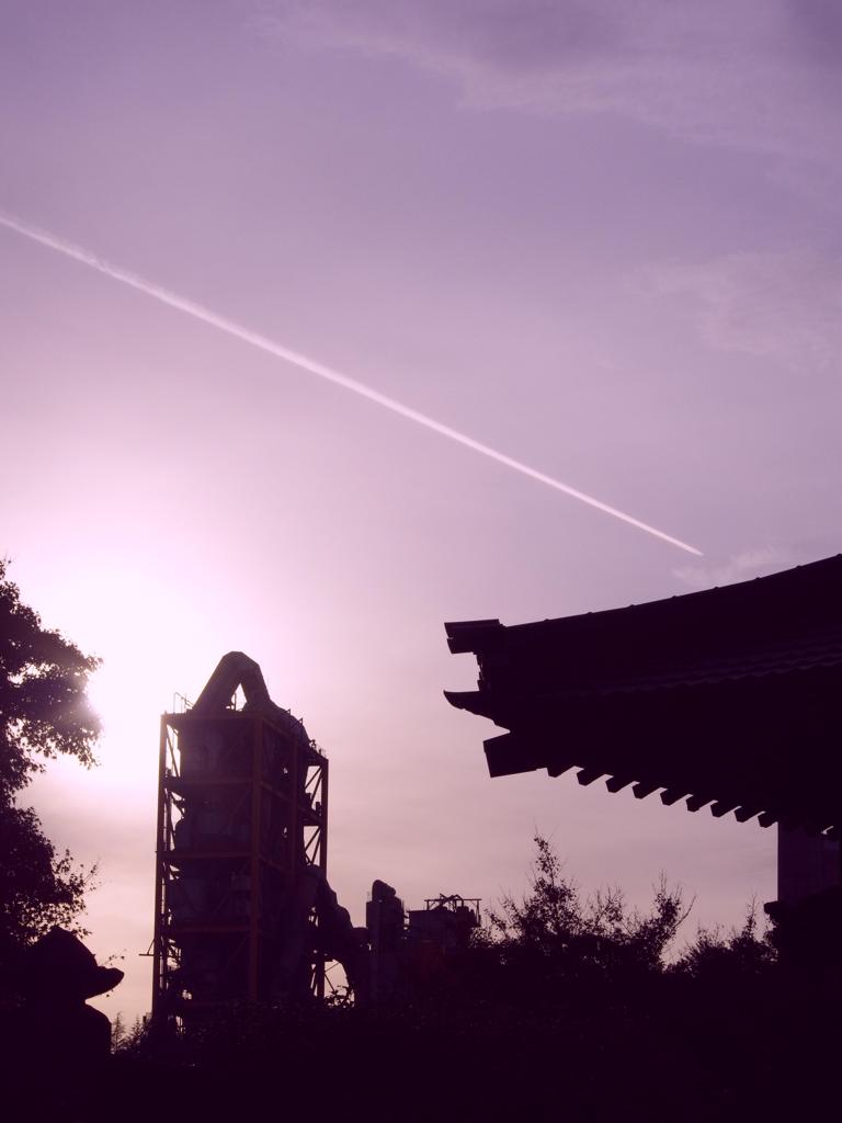 寺　工場　空　一線