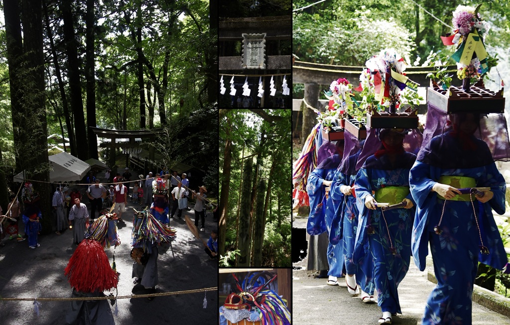 諏訪神社　獅子舞奉納
