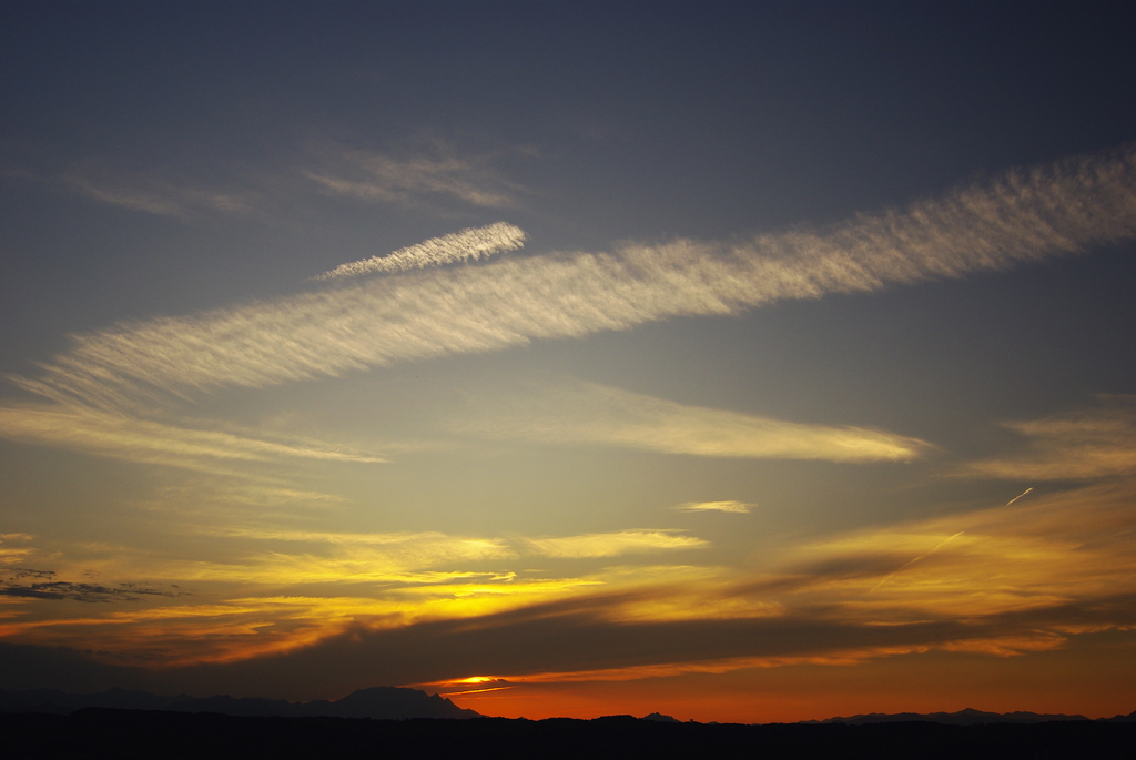 両神山の空