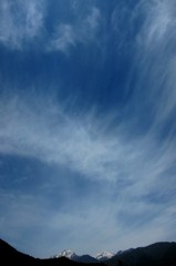 blue & white
