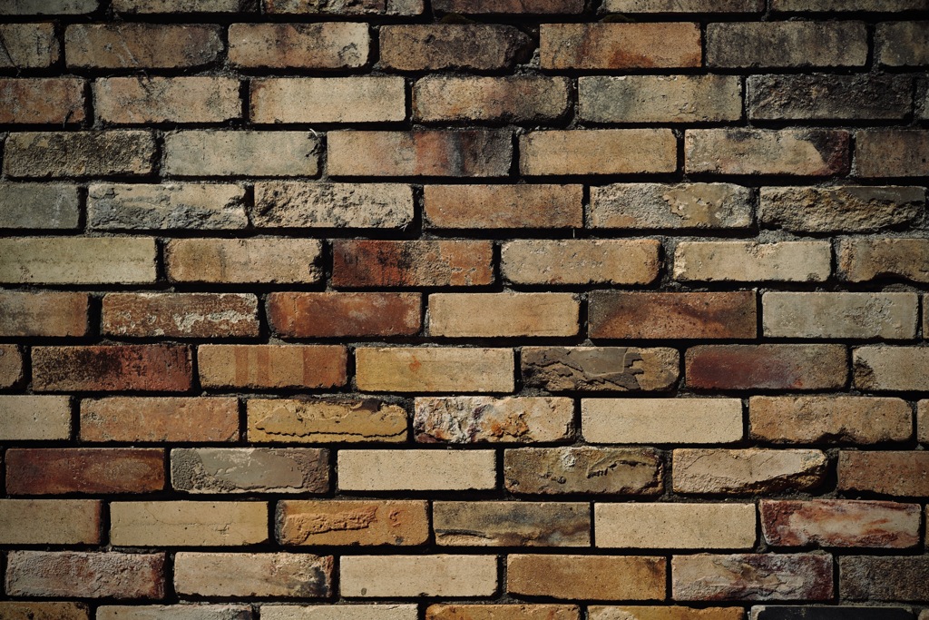 a brick wall