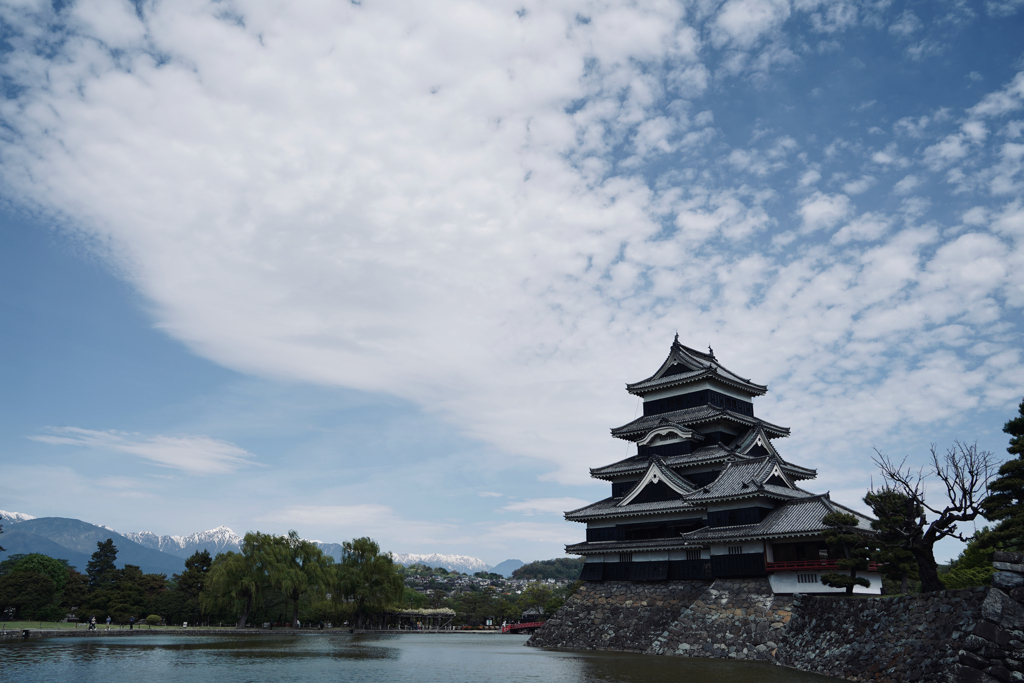 四月も終わりの空