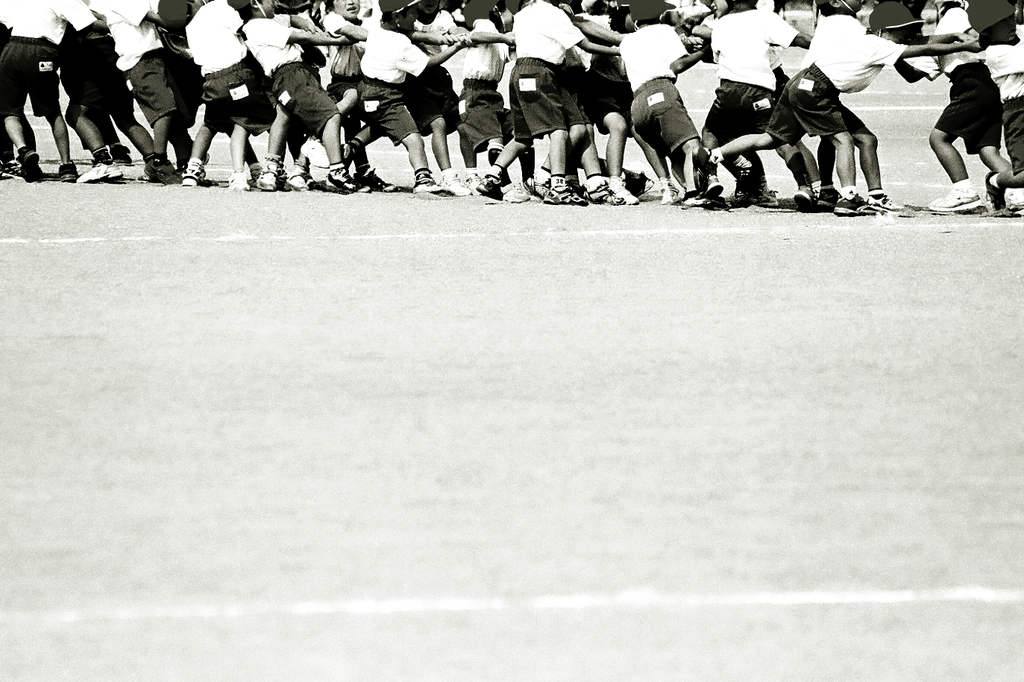 It's a tug of war!
