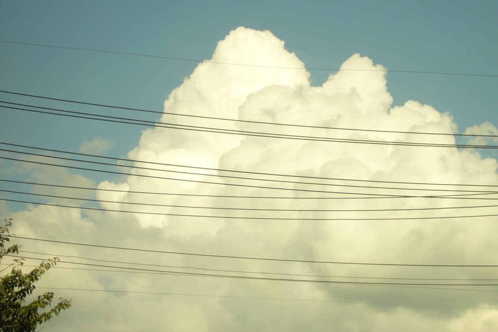 今日の雲