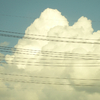 今日の雲
