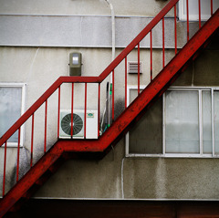 赤い階段