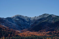 里に雪が迫る時