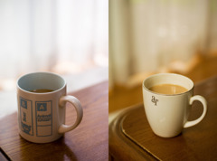 朝のコーヒー・午後のお茶