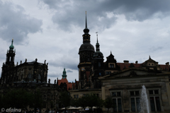 ドレスデン城と教会