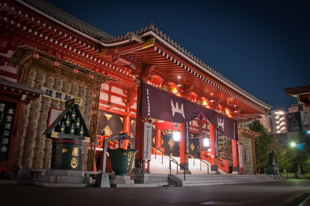 真夜中の浅草