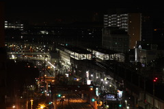 深夜の駅（キャノンＬレンズ）