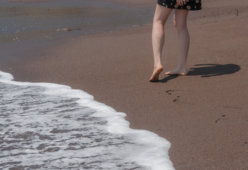 ６月の浜辺