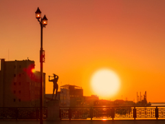 幣舞橋夕景-2514