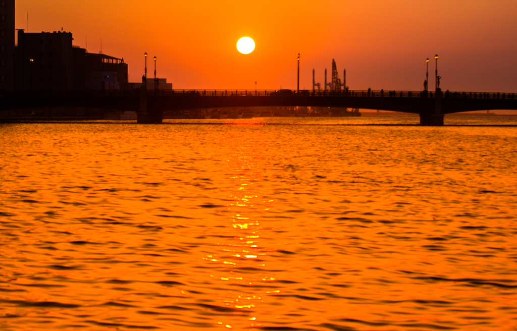 幣舞橋夕景-0012_