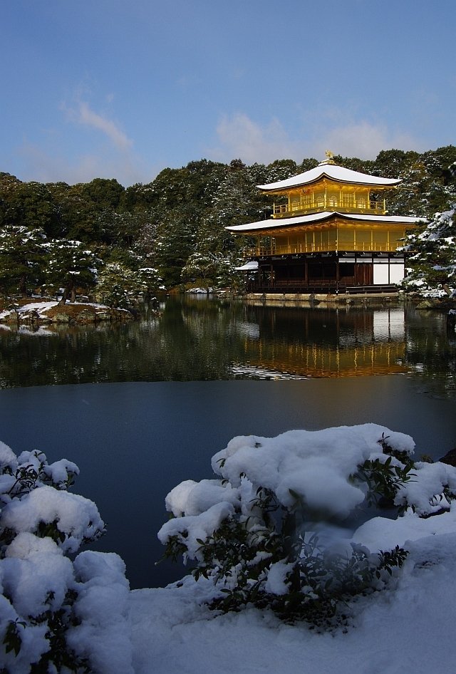雪の金閣寺２
