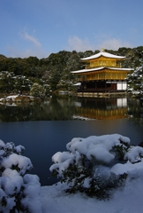 雪の金閣寺２