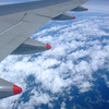 ○○上空飛行中