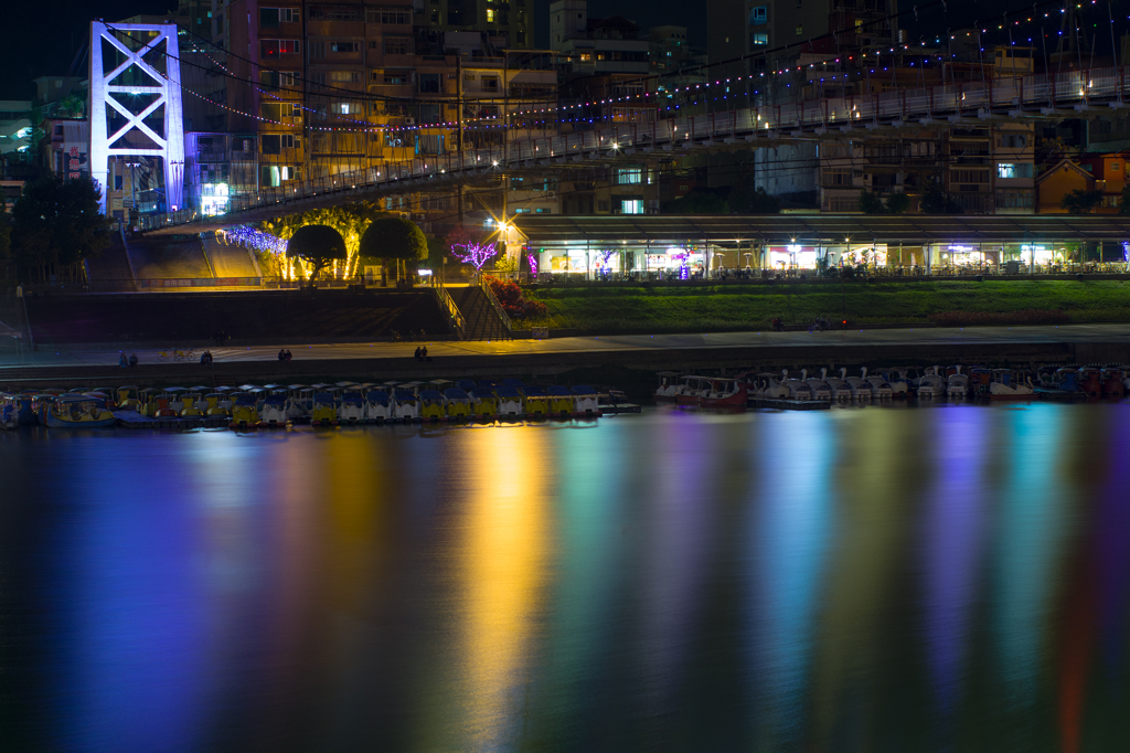 新店渓夜景
