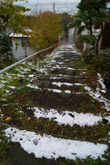 階段［雪］