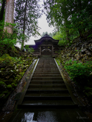 永平寺にて。