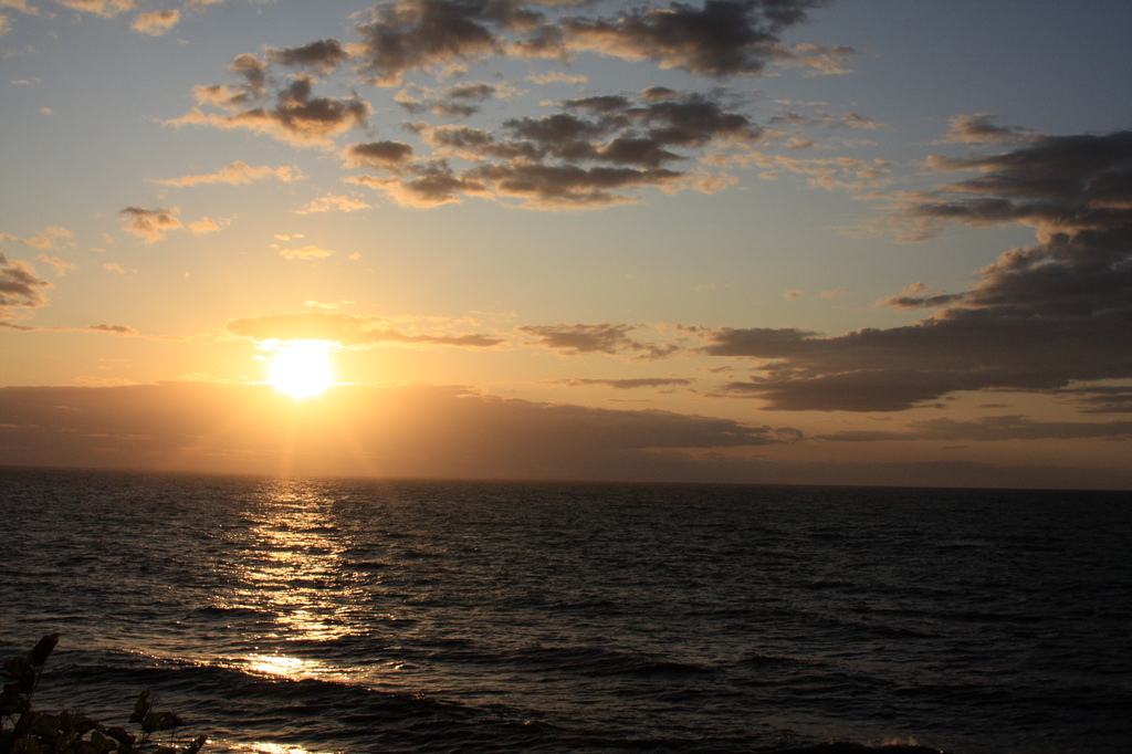 北放浪　オホーツク海夕景