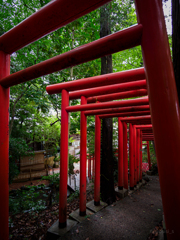 石浦神社にて