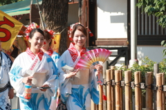 天神祭りにて