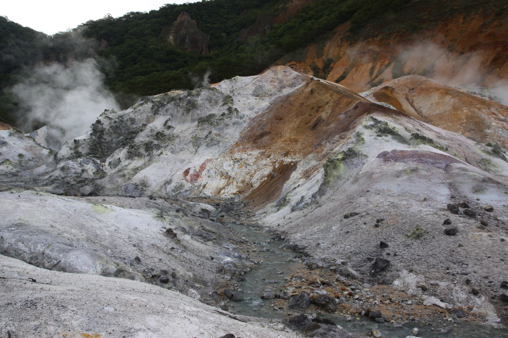 登別温泉にて_地獄谷