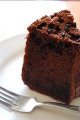 チョコレートのシフォンケーキ