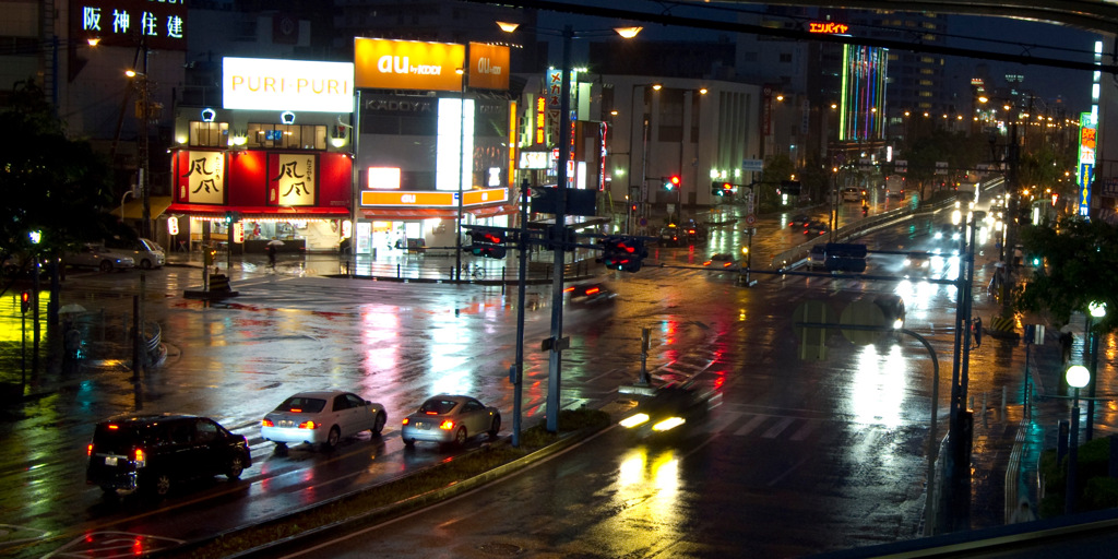 雨の夜