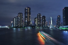 リバーシティーの夜景