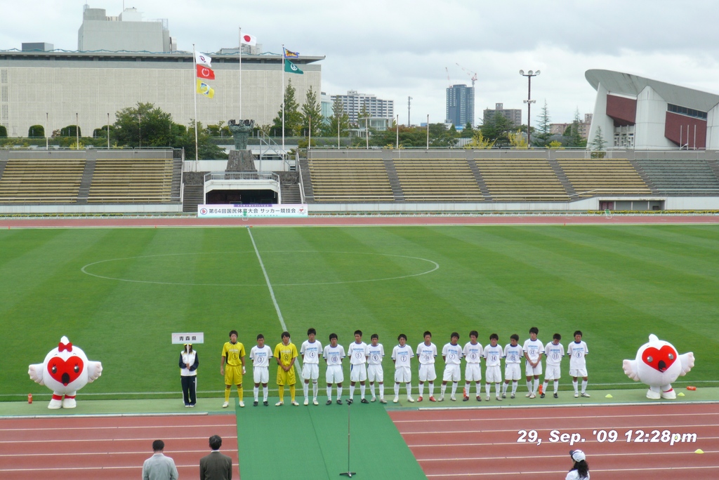 トキめき新潟国体：サッカー：少年：青森vs兵庫