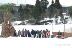 2010年1月17日　胎内スキー場道中