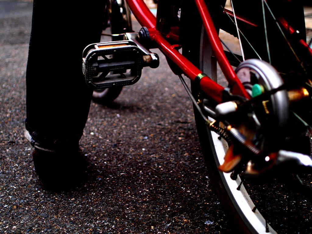 A and her bike