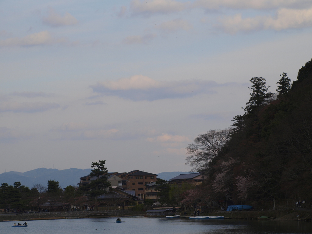 嵐山の夕暮れ