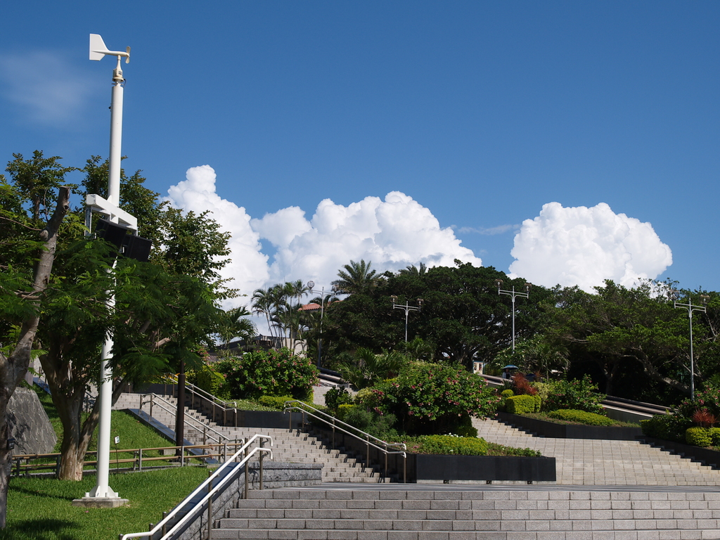 一足先に夏空