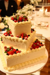 A Image for wedding reception -the cake