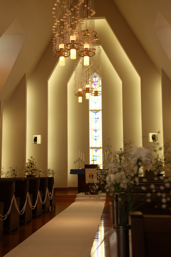 A Image for wedding reception -church