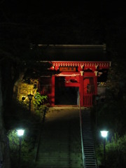 草津　夜の光泉寺