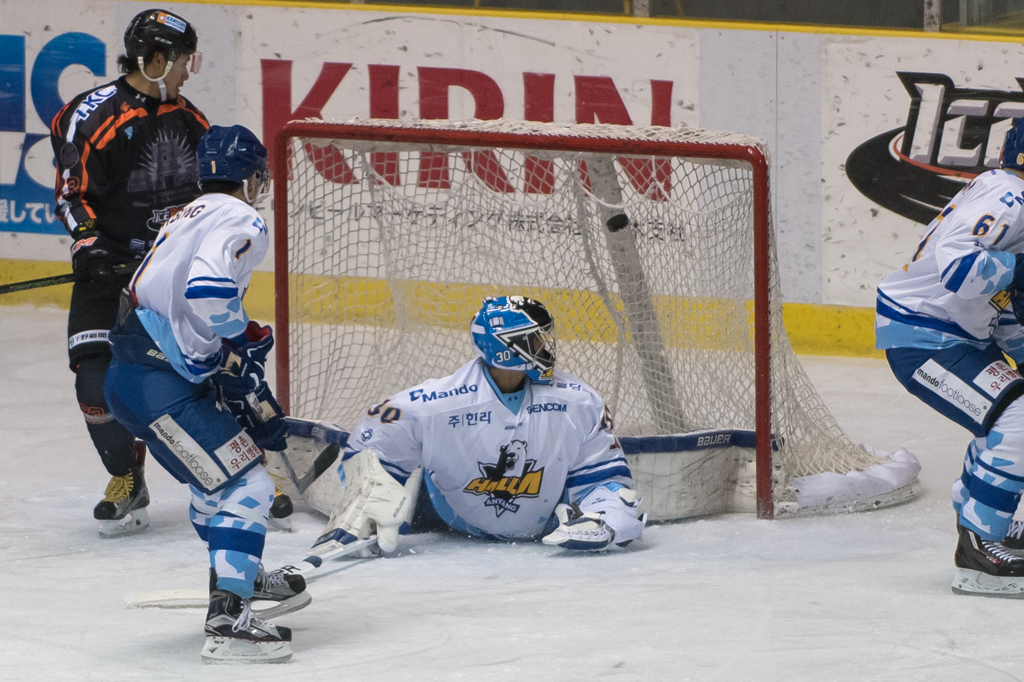 日光アイスバックス　ゴール！