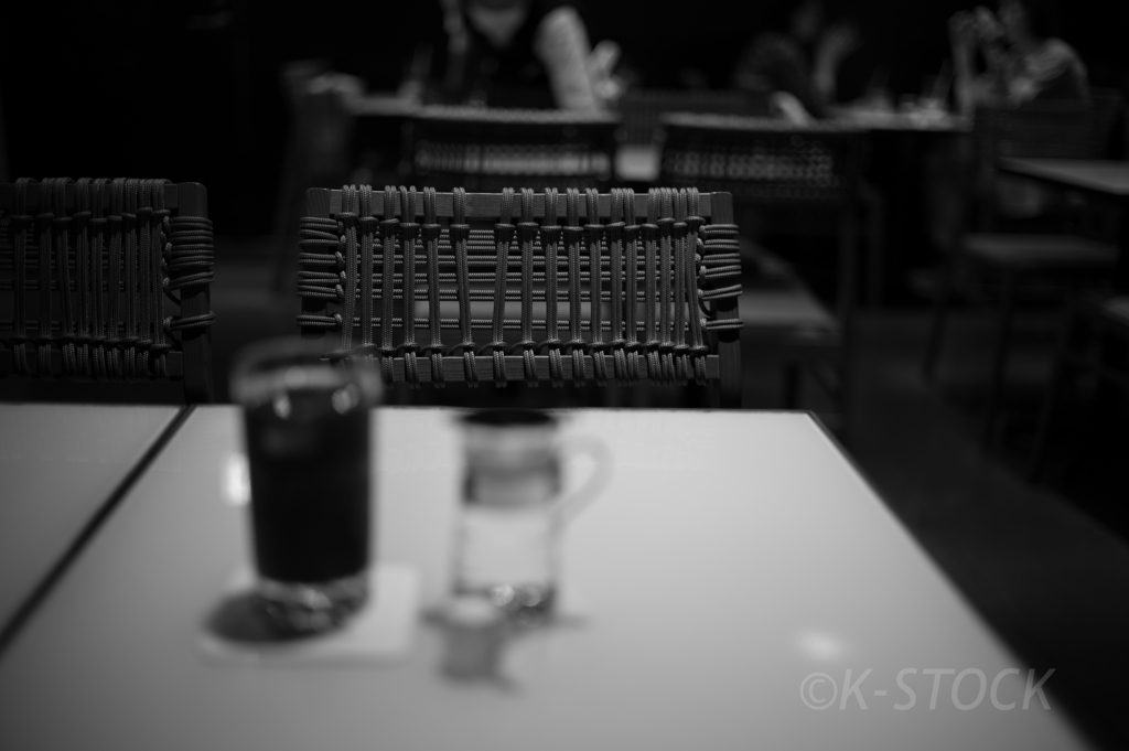 一人でお茶を