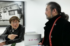 ギャラリーにて